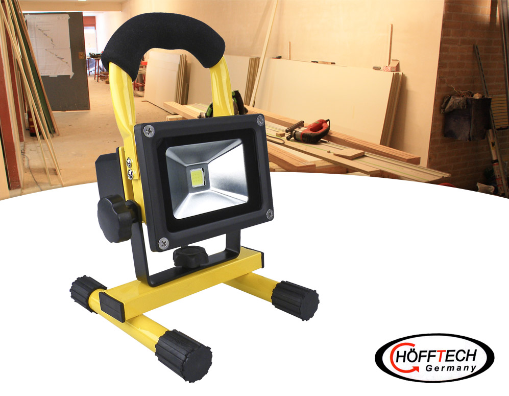 Click to Buy - Hofftech 10 of 20W oplaadbare LED-bouwlamp Click to Buy - Hofftech 10 of 20W oplaadbare LED-bouwlamp