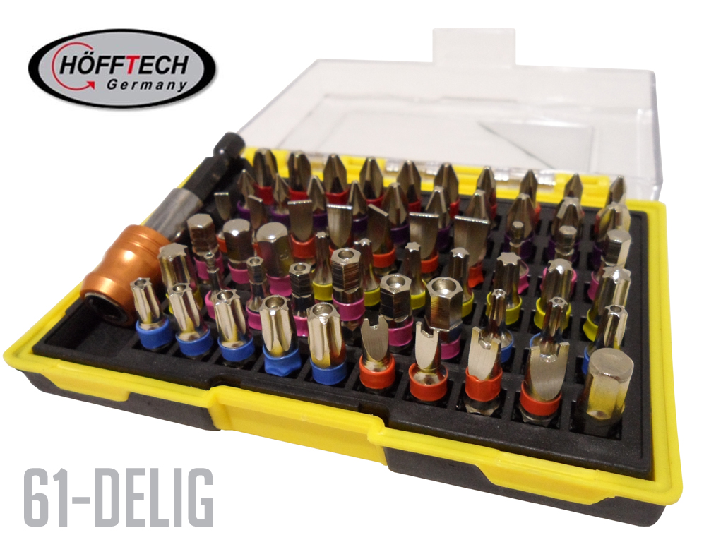 Click to Buy - Hofftech 61 - delige Chroom Vanadium Bitset