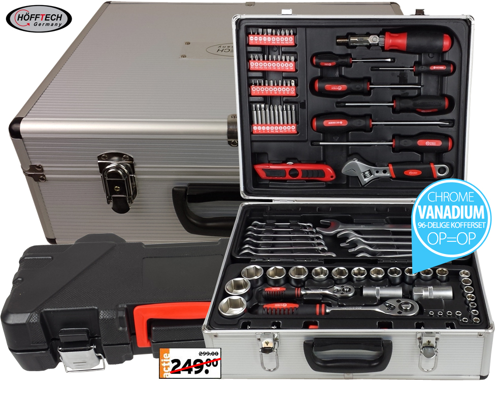 Click to Buy - Hofftech Germany 96-delige Toolbox