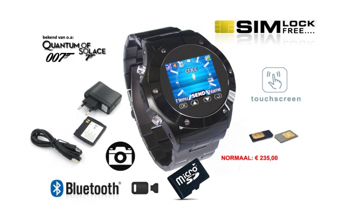 Click to Buy - Horloge Telefoon (Simlockvrij) Click to Buy - Horloge Telefoon (Simlockvrij)