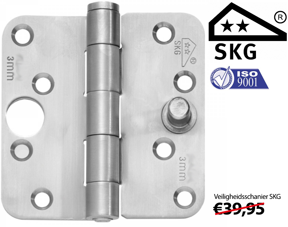 Click to Buy - Inbraakwerend Veiligheidsschanier SKG Click to Buy - Inbraakwerend Veiligheidsschanier SKG