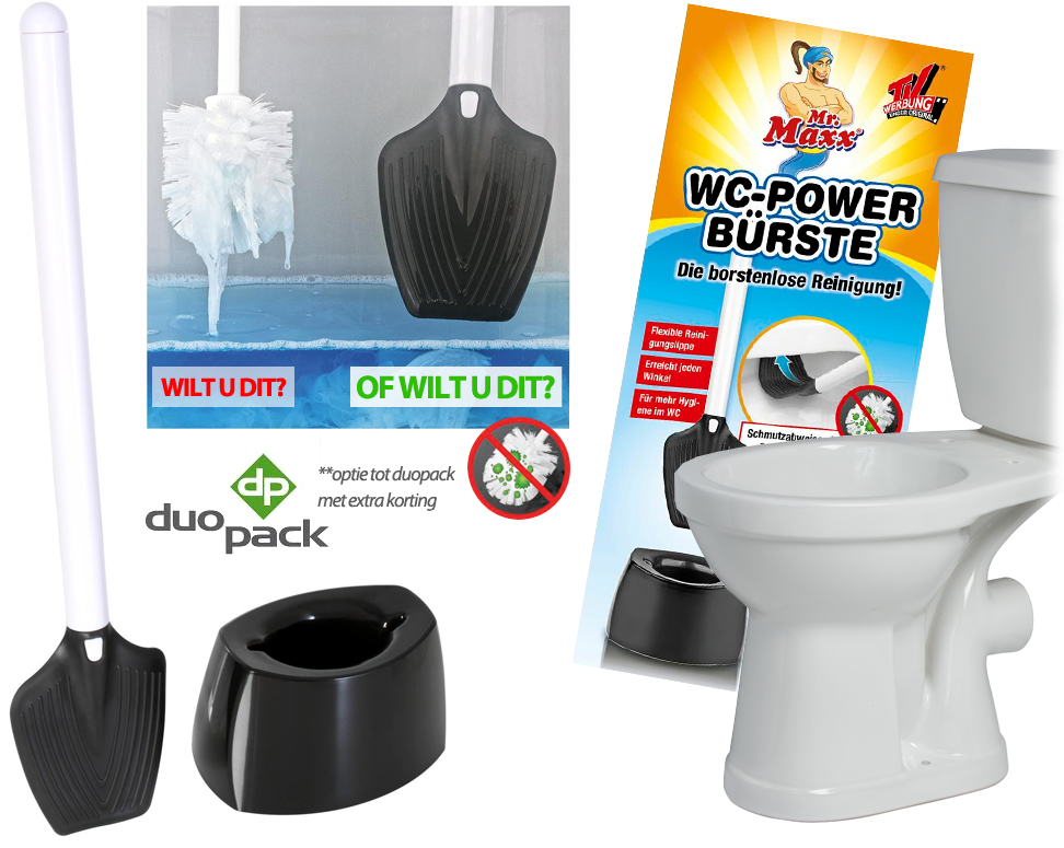 Click to Buy - Innovatieve WC-Borstel van Mr. Maxx