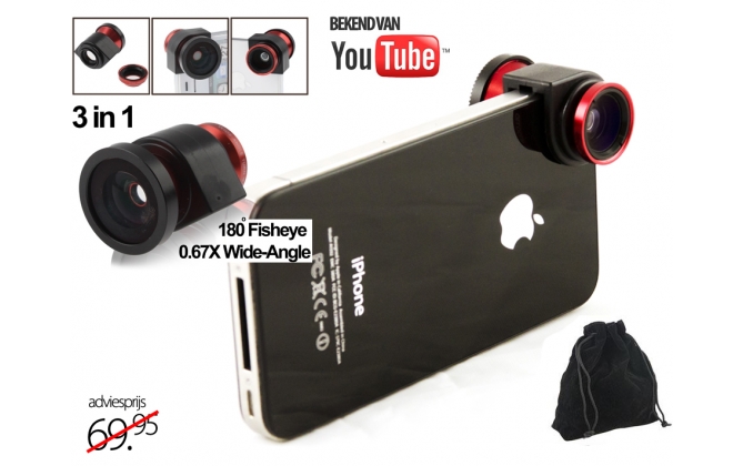 Click to Buy - iPhone4 Lens 3in1