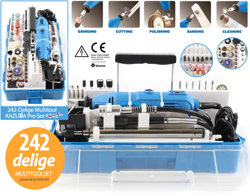 Click to Buy - KAZUKA MultiTool 242-Delige Set Click to Buy - KAZUKA MultiTool 242-Delige Set