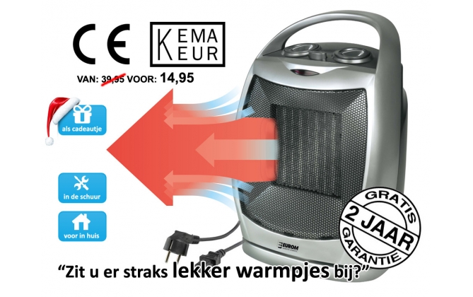 Click to Buy - Keramische Kachel met Thermostaat Click to Buy - Keramische Kachel met Thermostaat
