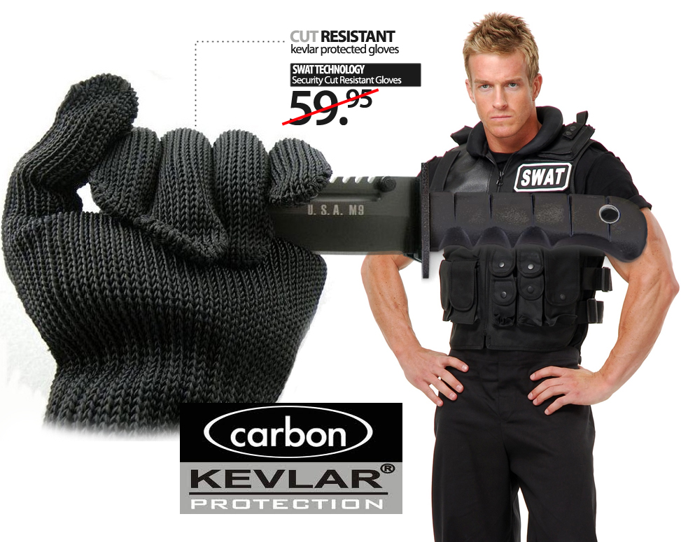 Click to Buy - Kevlar SWAT Handschoenen (Cut Resistant) Click to Buy - Kevlar SWAT Handschoenen (Cut Resistant)