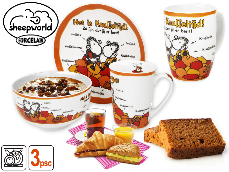 Click to Buy - Knuffel Ontbijt Set (echt porselein) Click to Buy - Knuffel Ontbijt Set (echt porselein)