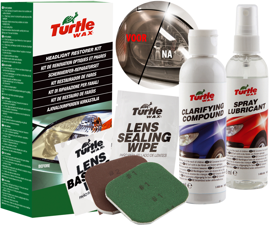 Click to Buy - Koplampen Pro Restore Kit Turtle Wax