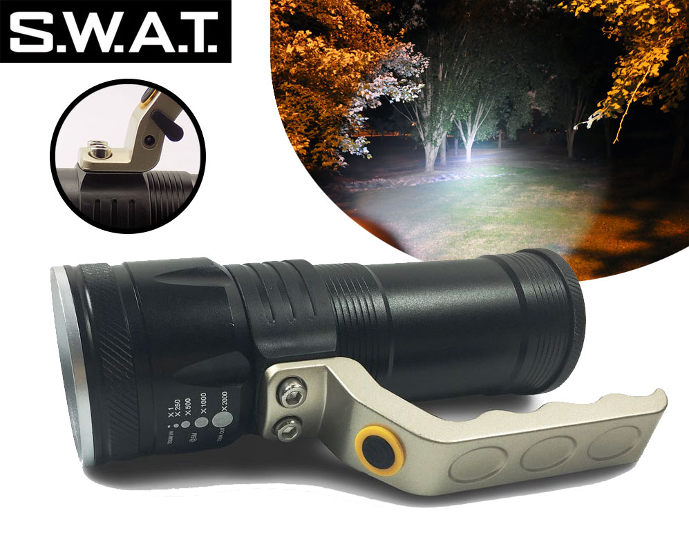 Click to Buy - KUSTAA SWAT zaklamp met accu