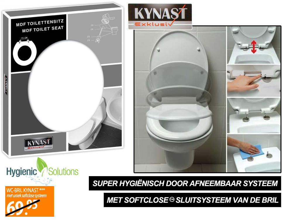 Click to Buy - Kynast Toiletbril met Softclose Deksel Click to Buy - Kynast Toiletbril met Softclose Deksel