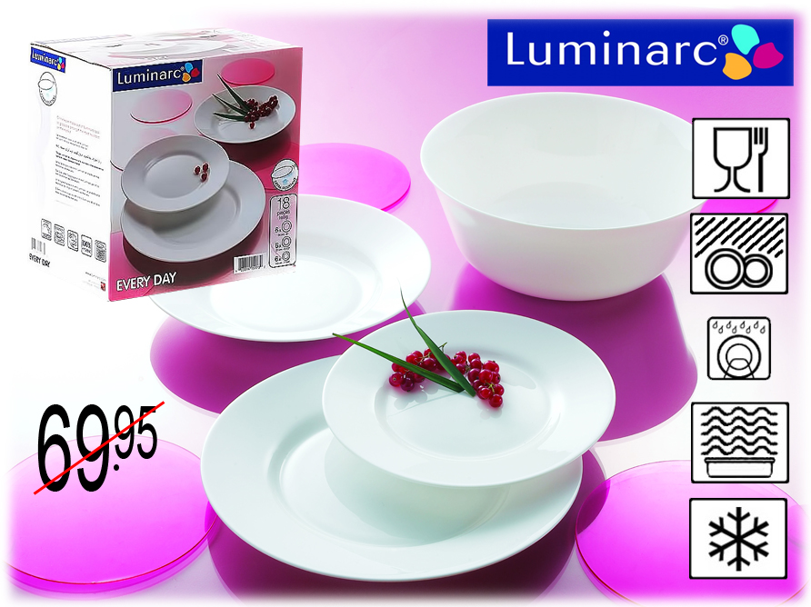 Click to Buy - Luminarc 19-delige Servies Set Click to Buy - Luminarc 19-delige Servies Set
