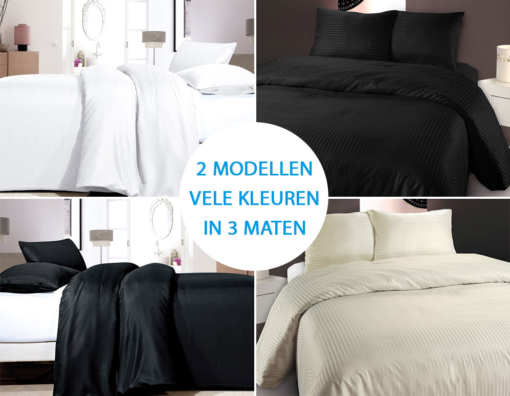 Click to Buy - Luxe Dekbed overtrekken van Hotelkwaliteit (Katoensatijn)