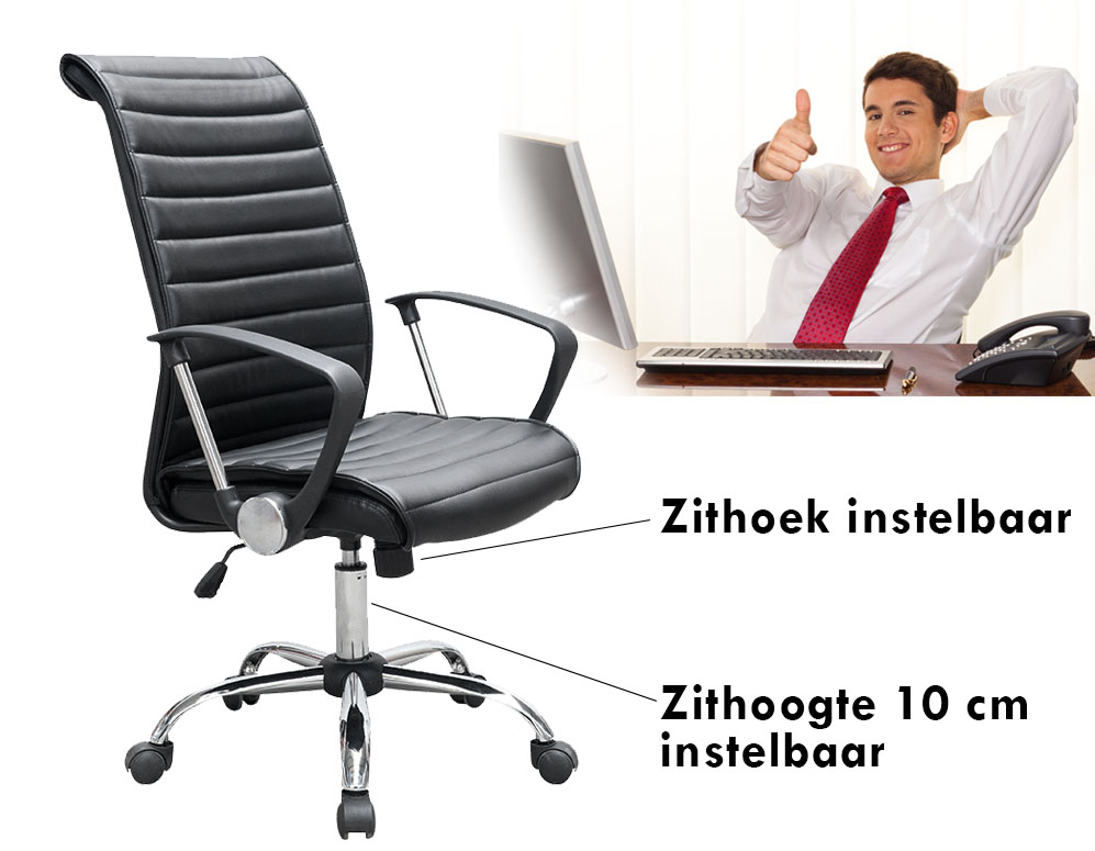 Click to Buy - Luxe Ergonomische Bureaustoel Click to Buy - Luxe Ergonomische Bureaustoel