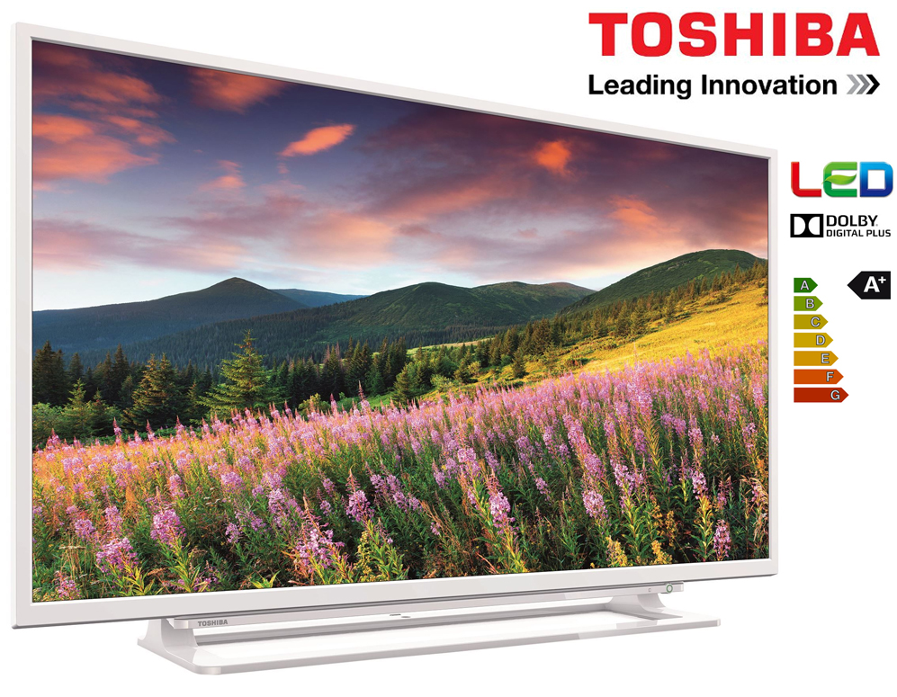 Click to Buy - Luxueuze Witte 32inch Toshiba HD TV