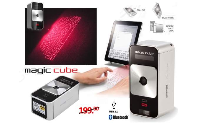 Click to Buy - Magic Cube Lasertoetsenbord Click to Buy - Magic Cube Lasertoetsenbord