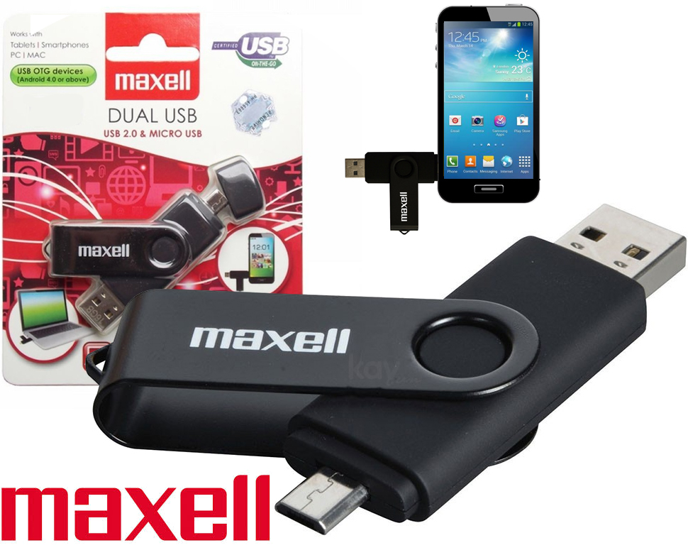 Click to Buy - Maxell Dual USB 8GB Android Stick Click to Buy - Maxell Dual USB 8GB Android Stick