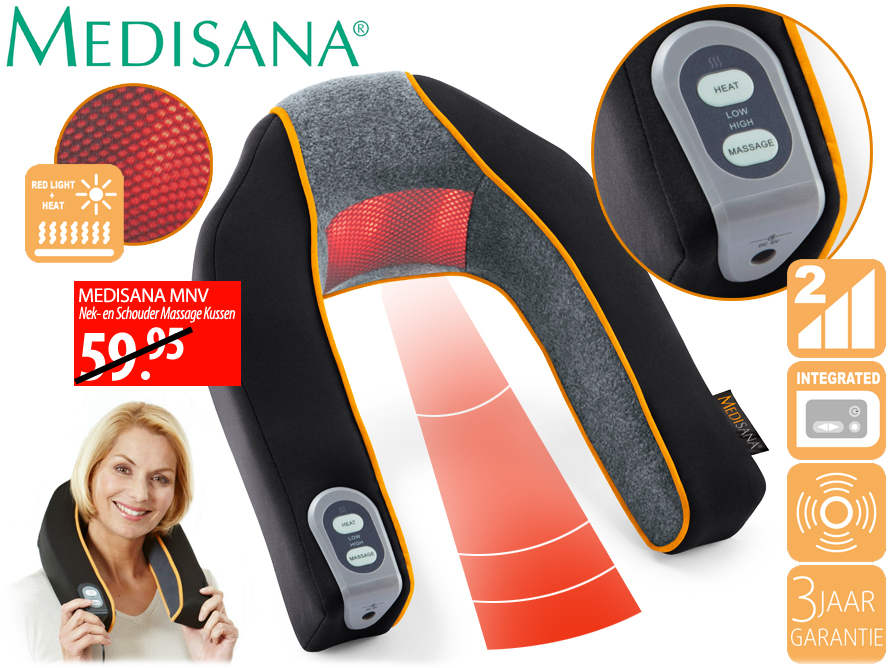 Click to Buy - Medisana MNV Nek- en Massage Kussen