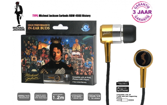 Click to Buy - Michael Jackson IN-EAR Headphones
