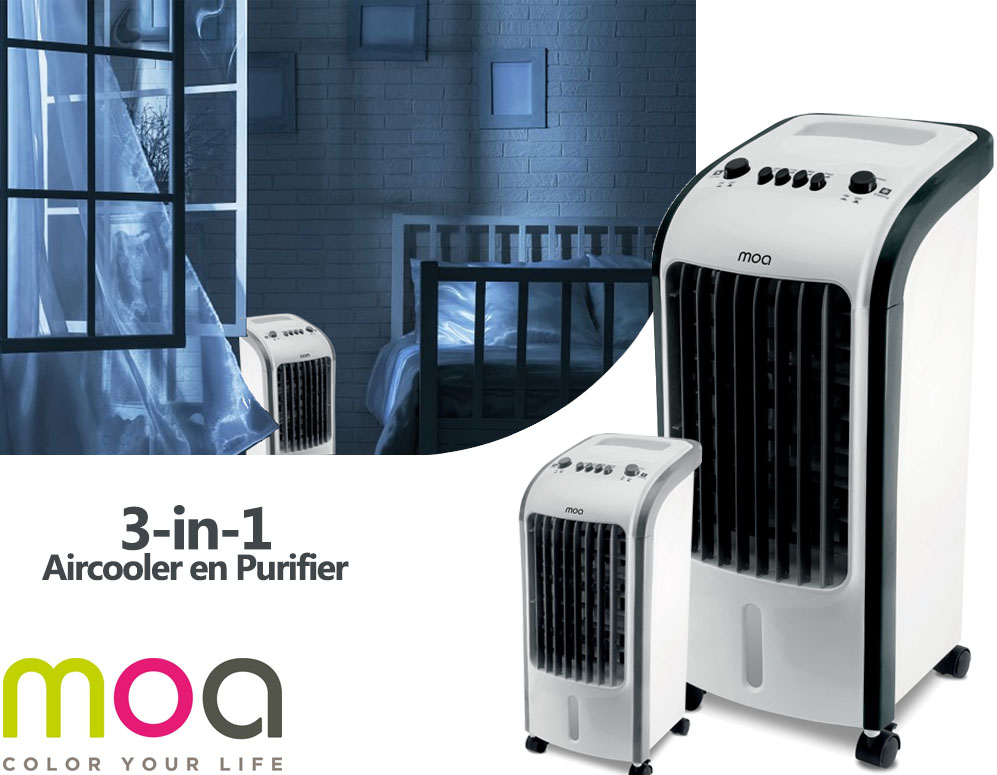 Click to Buy - MOA 3-in1 Aircooler en Air purifier
