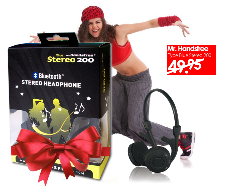 Click to Buy - Mr. Handsfree Blue Stereo Headphones