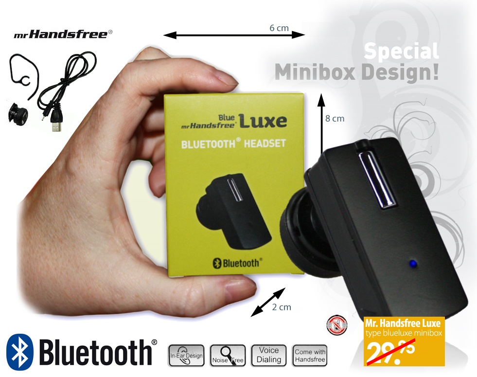 Click to Buy - Mr Handsfree Mini Bluetooth Headset Click to Buy - Mr Handsfree Mini Bluetooth Headset