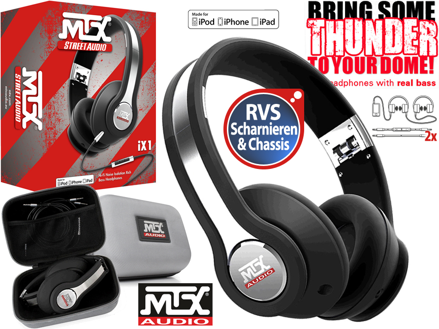 Click to Buy - MTX Streetaudio iX1 Headphone Click to Buy - MTX Streetaudio iX1 Headphone