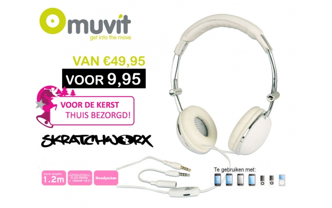 Click to Buy - Muvit MGroove On-Ear Headphone