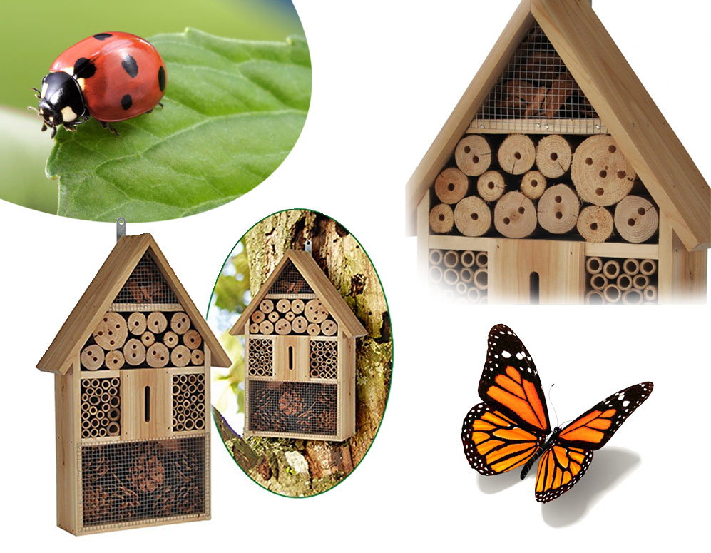 Click to Buy - Natuurlijk Insectenhotel - Kies uit 2 maten Click to Buy - Natuurlijk Insectenhotel - Kies uit 2 maten