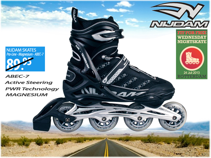 Click to Buy - Nijdam Magnesium Inline Skates Click to Buy - Nijdam Magnesium Inline Skates