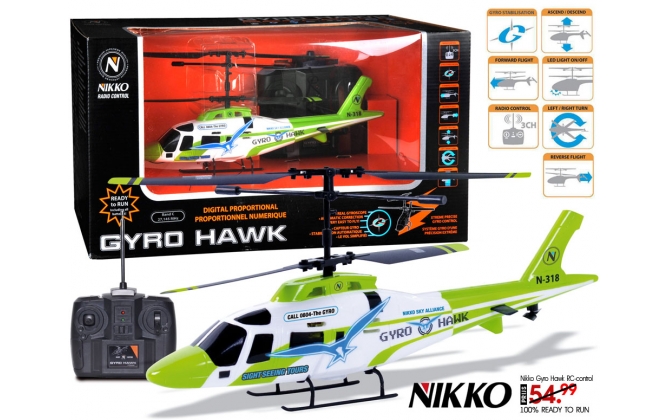 Click to Buy - NIKKO Gyro Hawk RC Helikopter