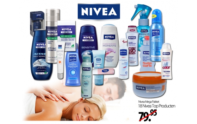 Click to Buy - Nivea MEGA-pakket 18-delig