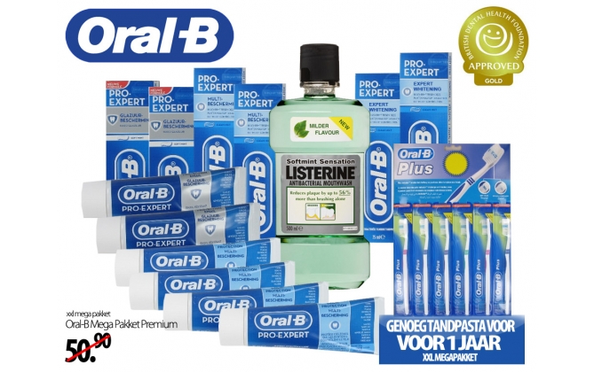 Click to Buy - Oral-B XXL Mega Pakket Click to Buy - Oral-B XXL Mega Pakket