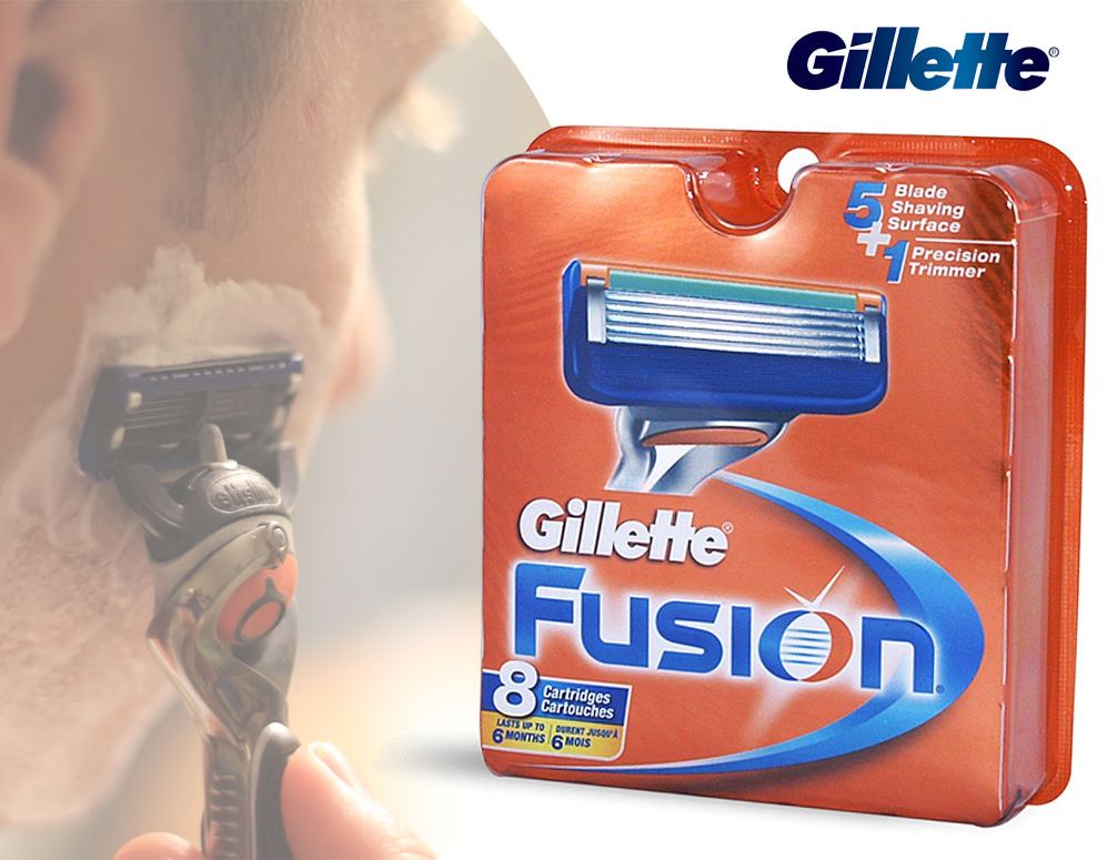 Click to Buy - Originele Gillette Fusion 8-Pack Scheermesjes Click to Buy - Originele Gillette Fusion 8-Pack Scheermesjes