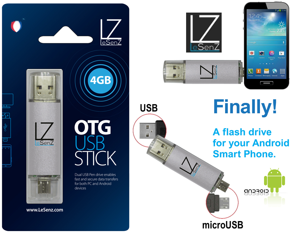 Click to Buy - OTG Dual USB 8 tot 32GB Android Stick Click to Buy - OTG Dual USB 8 tot 32GB Android Stick
