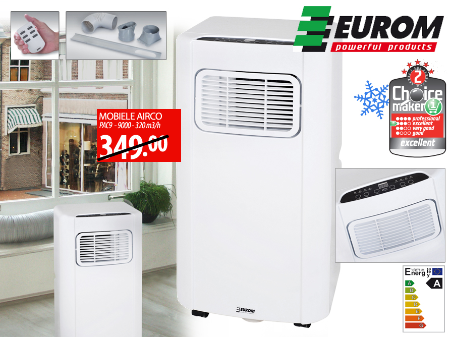 Click to Buy - PAC9 Mobiele Airconditioner (A-Label) Click to Buy - PAC9 Mobiele Airconditioner (A-Label)