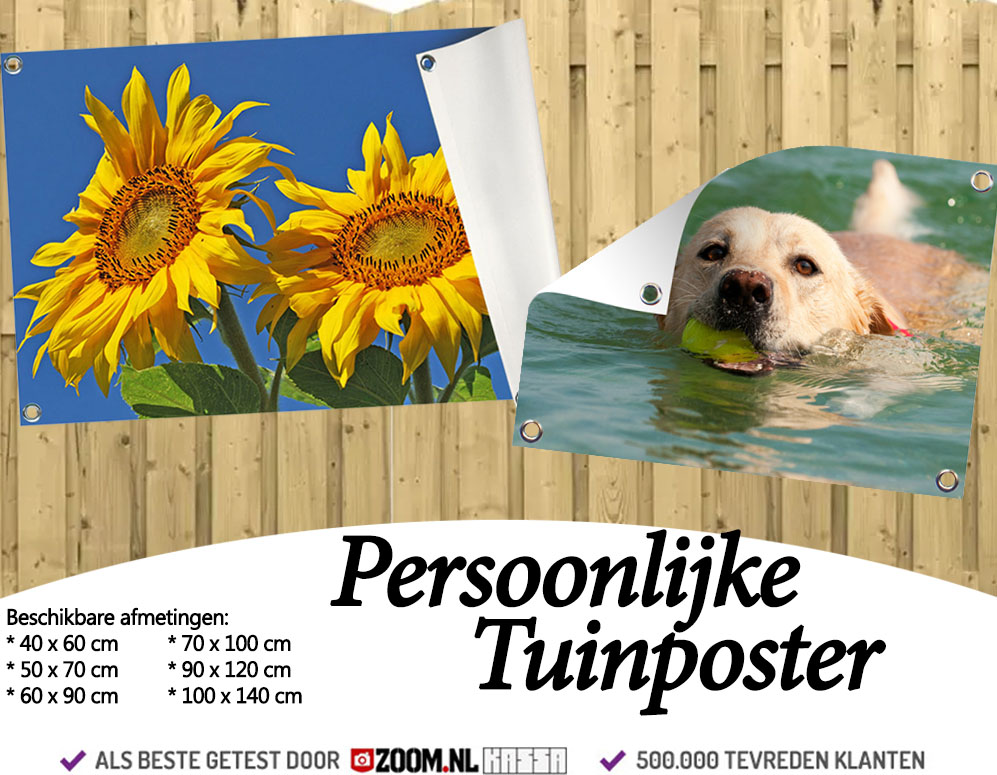 Click to Buy - Persoonlijke Tuinposter