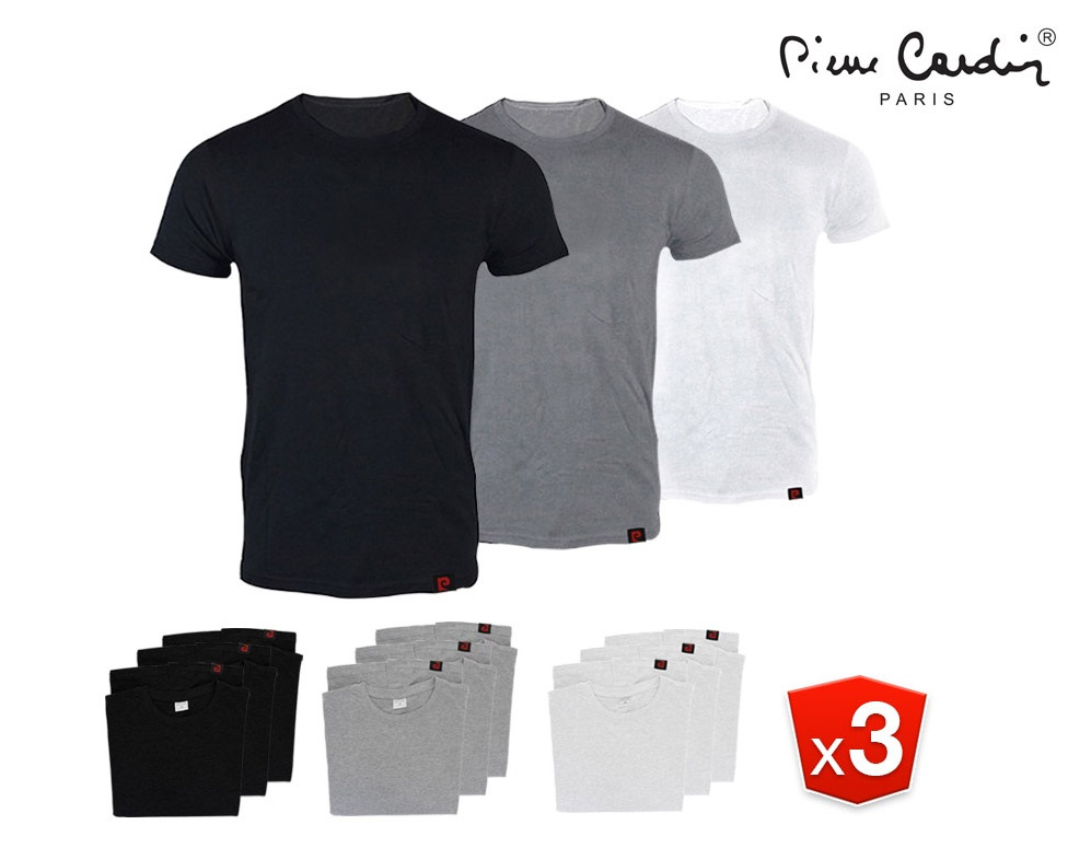 Click to Buy - Pierre Cardin Heren T-shirts 3-pack Click to Buy - Pierre Cardin Heren T-shirts 3-pack