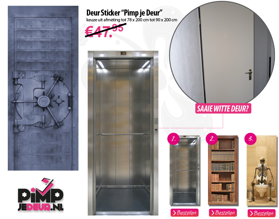 Click to Buy - Pimp Je Deur Deursticker (OP=OP) Click to Buy - Pimp Je Deur Deursticker (OP=OP)