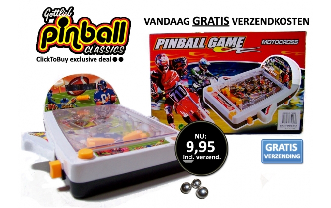 Click to Buy - Pinball Flipperkast Motocross Click to Buy - Pinball Flipperkast Motocross