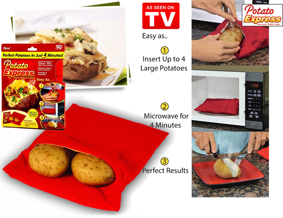 Click to Buy - Potato Express - Aardappel Pof-Zak Click to Buy - Potato Express - Aardappel Pof-Zak