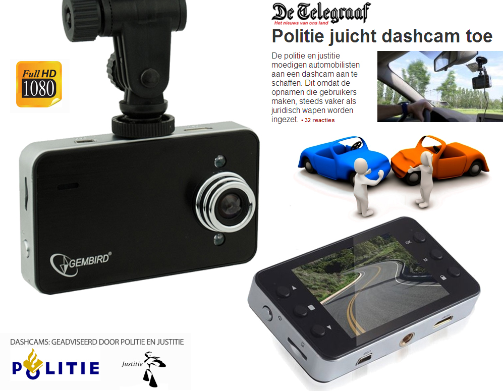 Click to Buy - Professionele Dashcam Full HD + nachtzicht