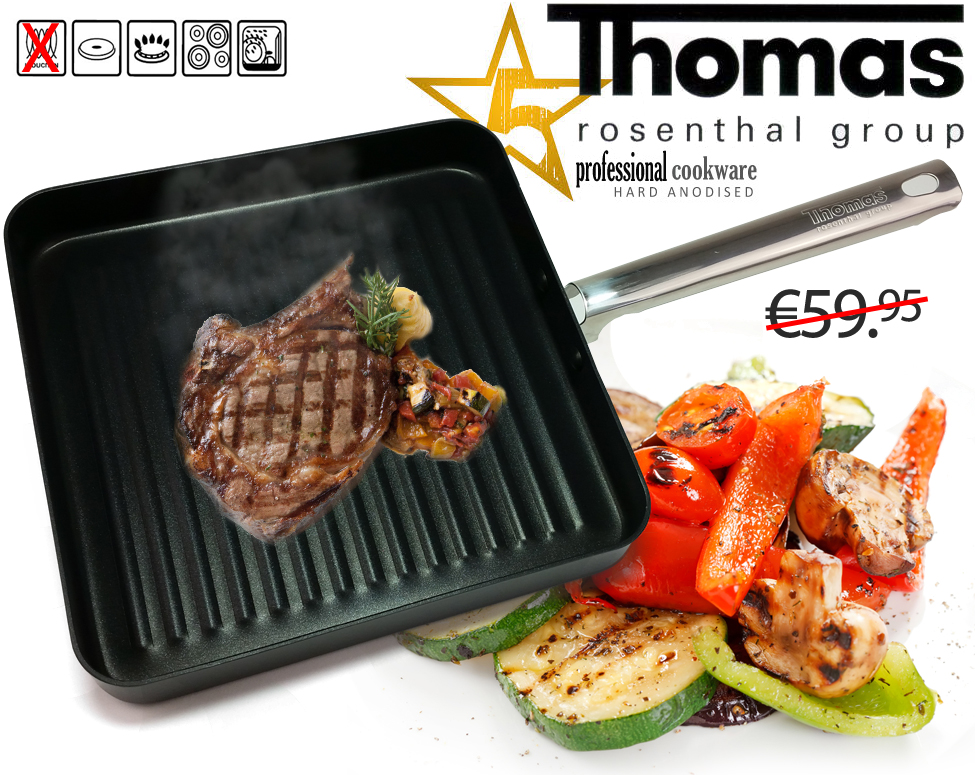 Click to Buy - Professionele Grill Pan Thomas Rosenthal Click to Buy - Professionele Grill Pan Thomas Rosenthal