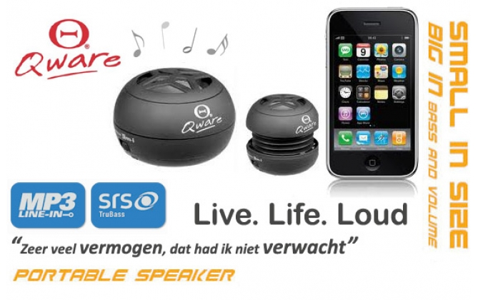Click to Buy - Qware Mini Speaker PRO Click to Buy - Qware Mini Speaker PRO