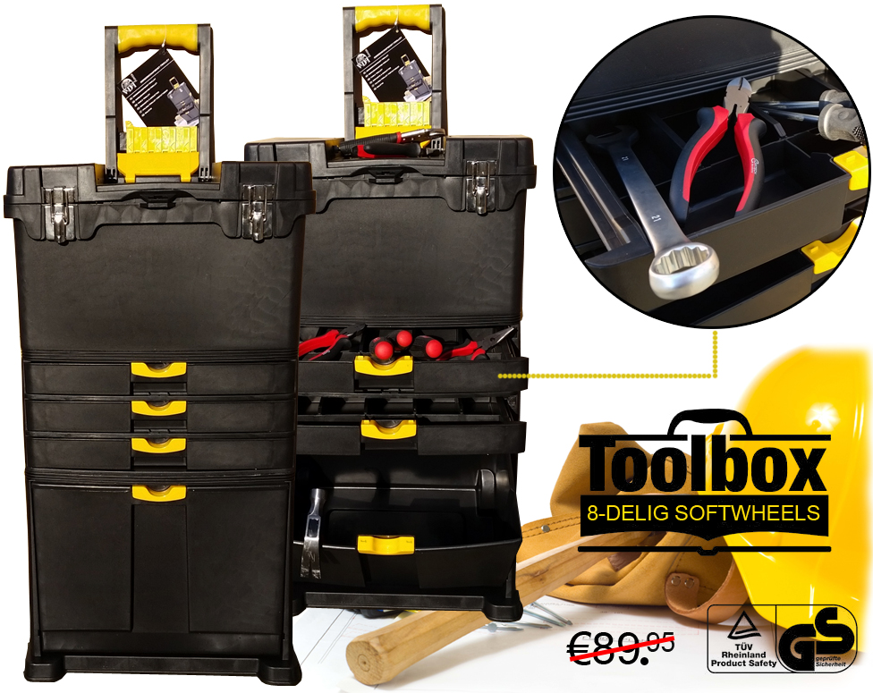 Click to Buy - Rollende Werkplaats / Gereedschapskoffer Click to Buy - Rollende Werkplaats / Gereedschapskoffer