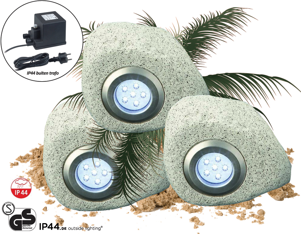 Click to Buy - Rotsblok LED Tuinverlichting (3 stuks) Click to Buy - Rotsblok LED Tuinverlichting (3 stuks)