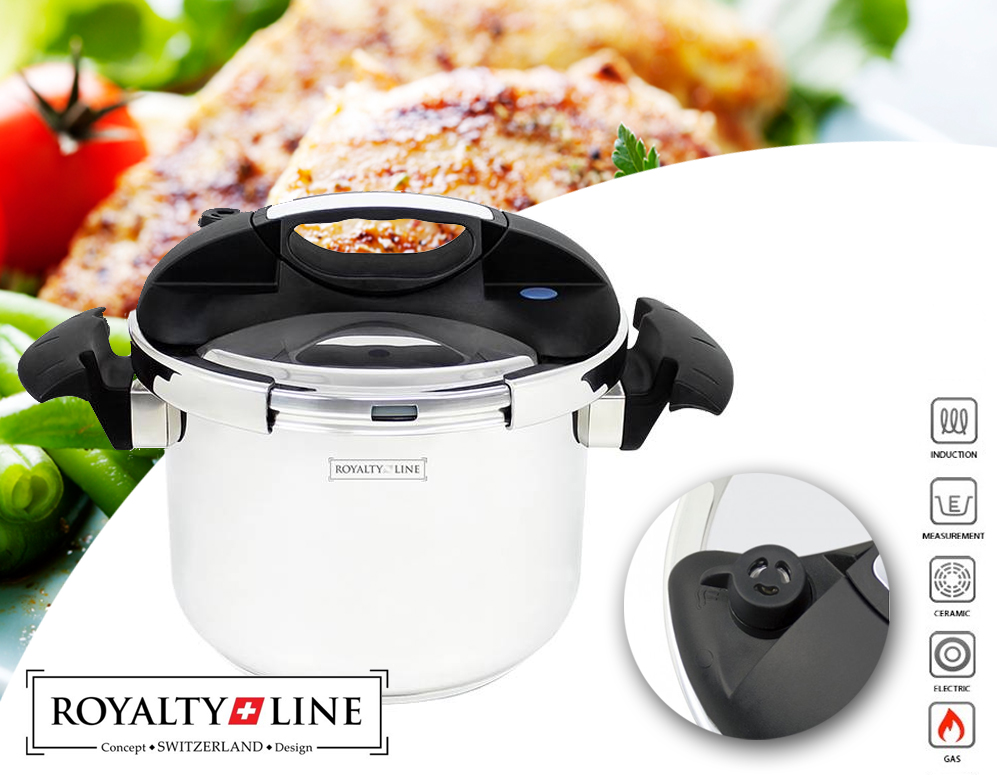 Click to Buy - Royalty Line Snelkookpan inhoud 6 liter Click to Buy - Royalty Line Snelkookpan inhoud 6 liter