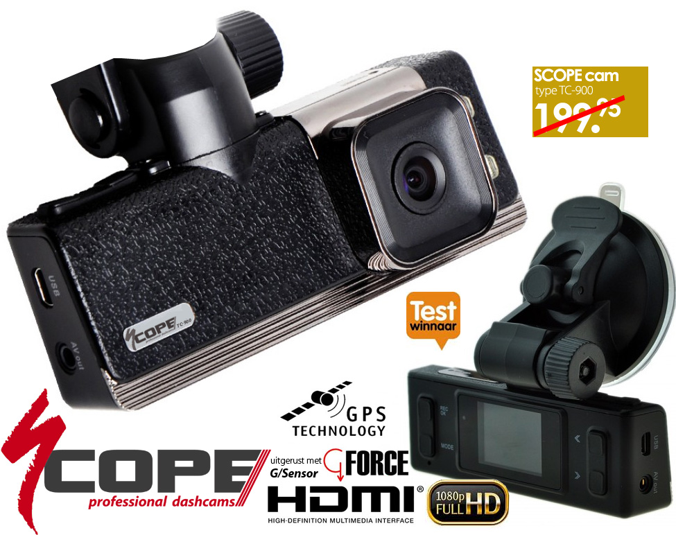 Click to Buy - SCOPE Traffic HD 1080P GPS TC-900