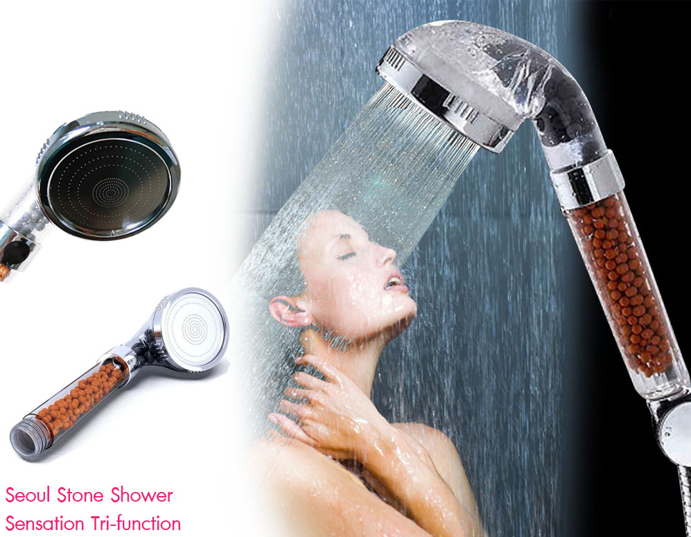 Click to Buy - Seoul Stone Tri-function Douchekop Click to Buy - Seoul Stone Tri-function Douchekop