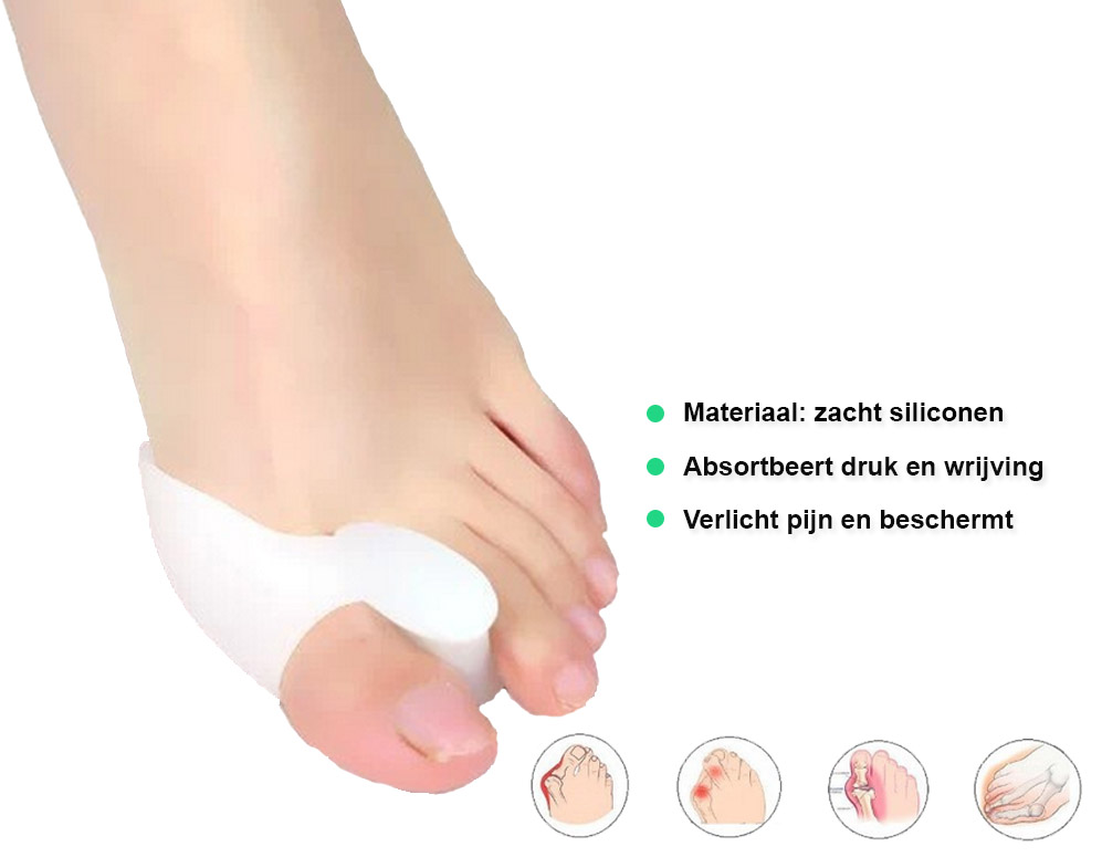Click to Buy - Siliconen teen ondersteuners Click to Buy - Siliconen teen ondersteuners