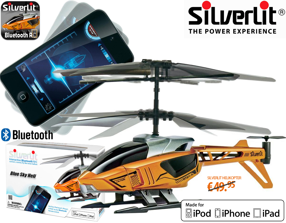 Click to Buy - Silverlit Apple Blue Tech Helikopter
